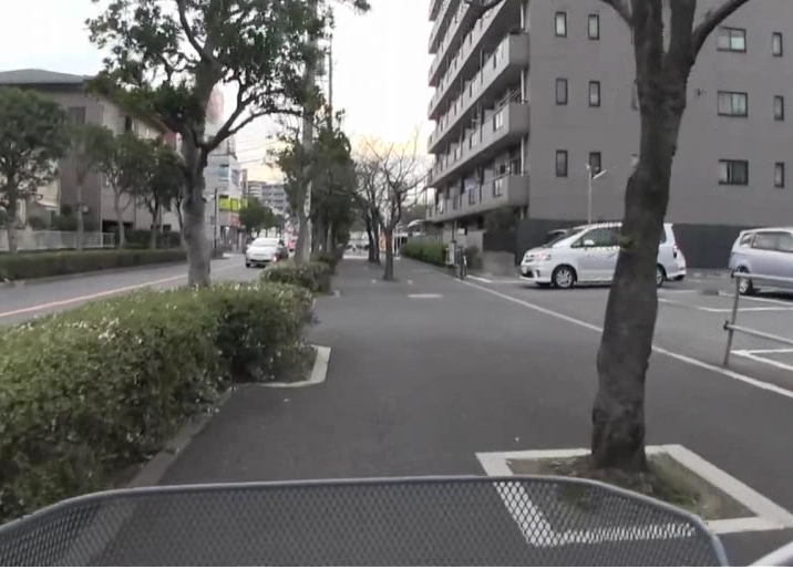 自転車通行可の歩道1